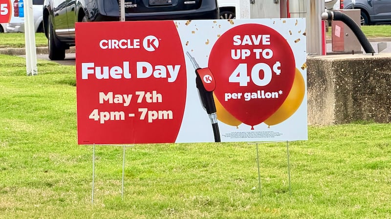 Circle K says the discount will take place from 4:00 p.m. to 7:00 p.m. local time.